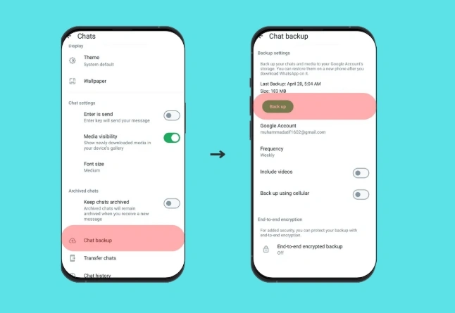 backup gbwhatsapp chats